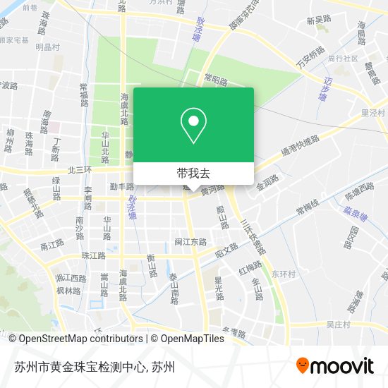 苏州市黄金珠宝检测中心地图