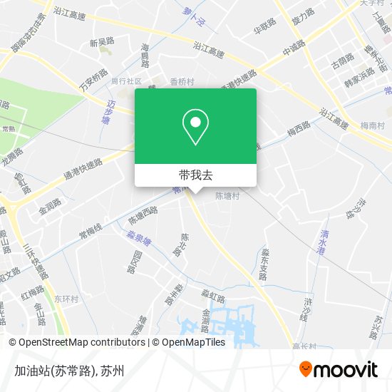 加油站(苏常路)地图