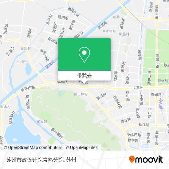 苏州市政设计院常熟分院地图