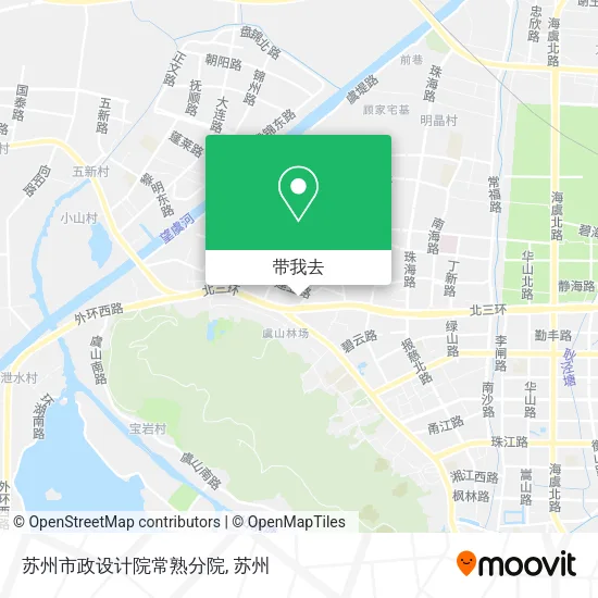 苏州市政设计院常熟分院地图