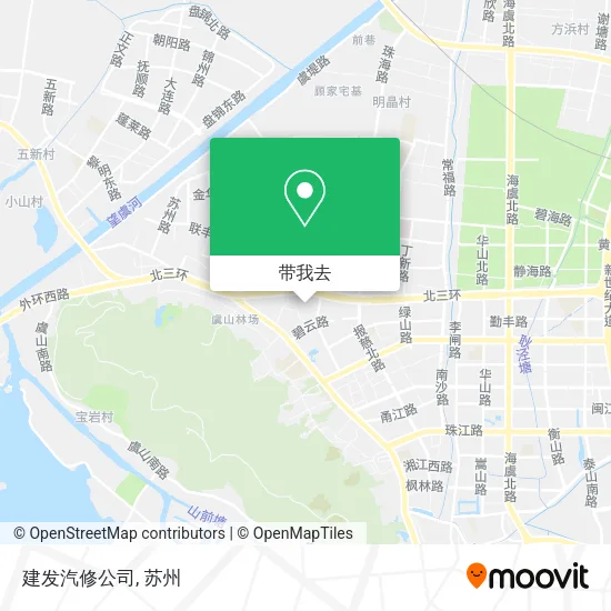 建发汽修公司地图