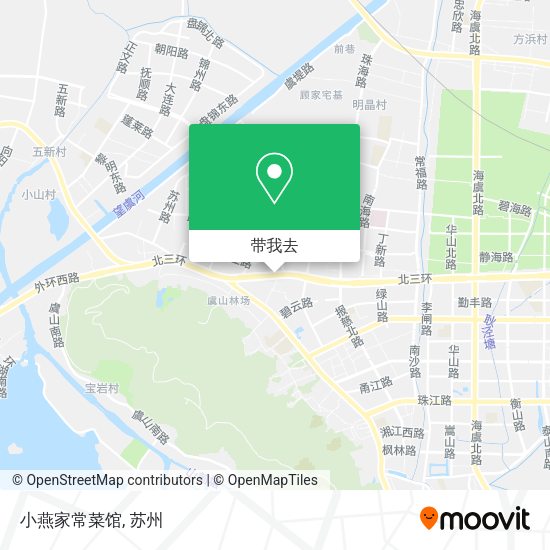 小燕家常菜馆地图