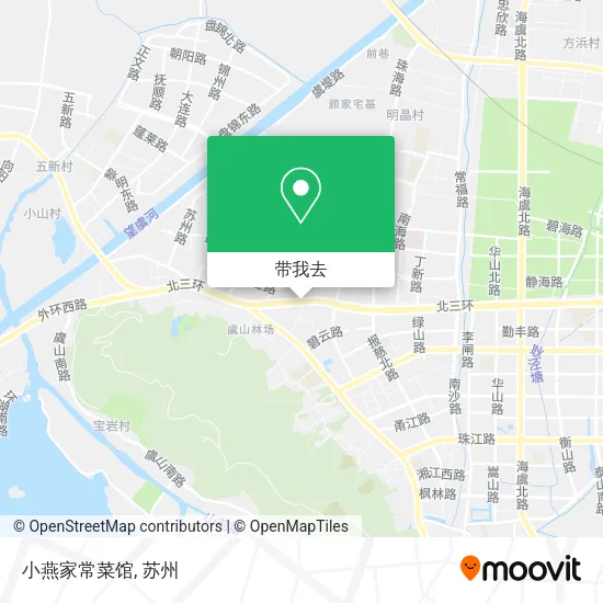 小燕家常菜馆地图