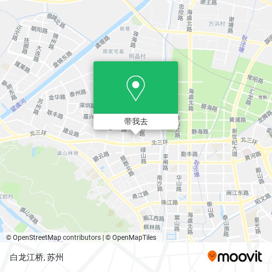 白龙江桥地图