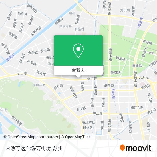 常熟万达广场-万街坊地图