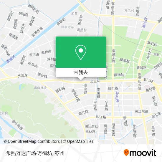 常熟万达广场-万街坊地图