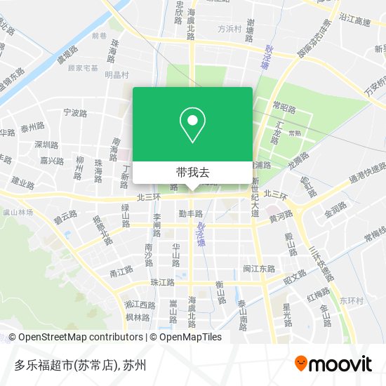 多乐福超市(苏常店)地图