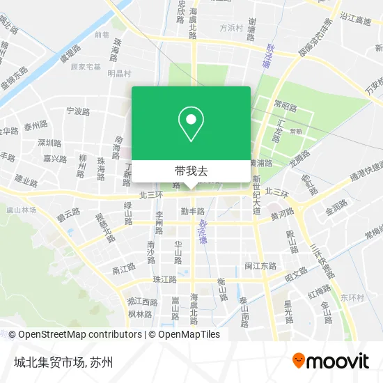 城北集贸市场地图