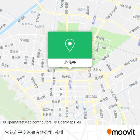 常熟市平安汽修有限公司地图