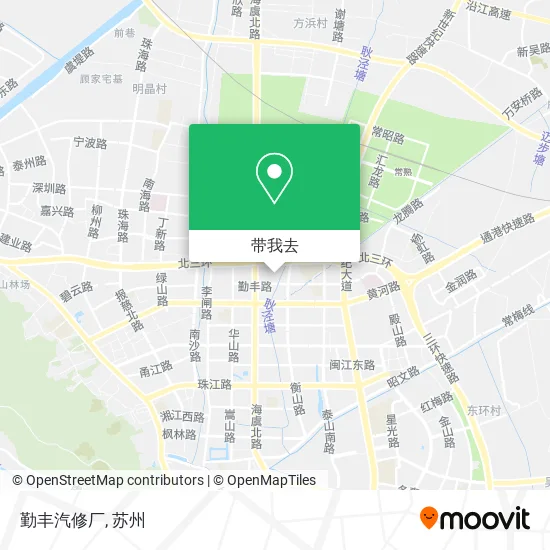 勤丰汽修厂地图