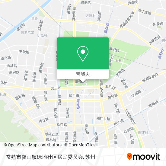 常熟市虞山镇绿地社区居民委员会地图