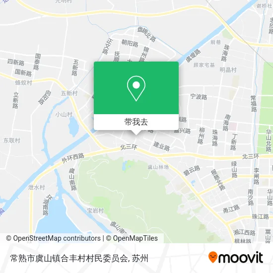 常熟市虞山镇合丰村村民委员会地图