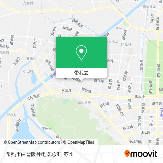 常熟市白雪阪神电器总汇地图