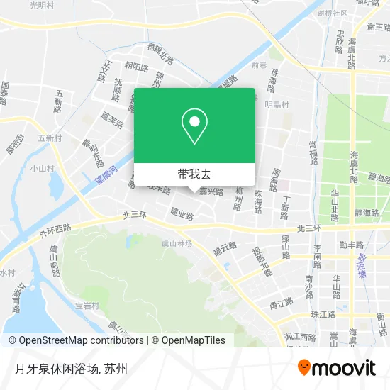 月牙泉休闲浴场地图