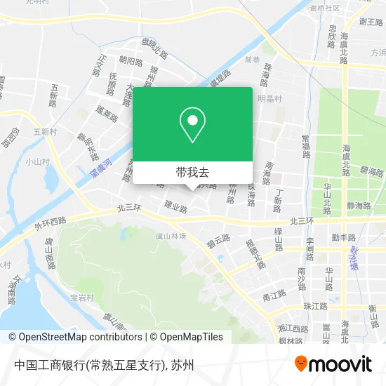 中国工商银行(常熟五星支行)地图
