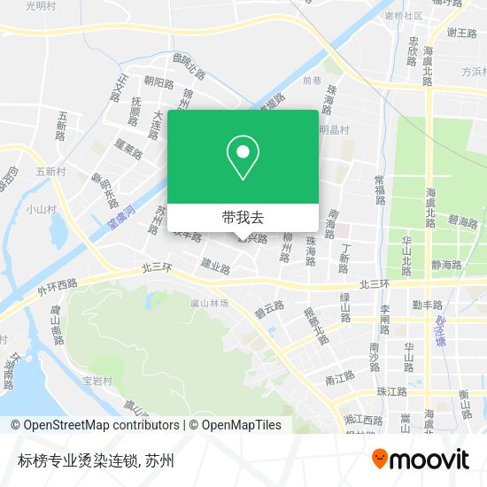标榜专业烫染连锁地图