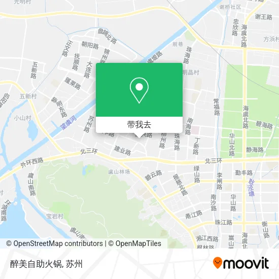 醉美自助火锅地图