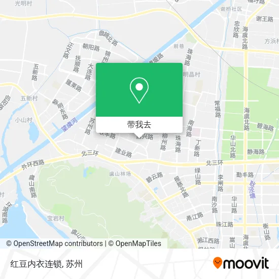 红豆内衣连锁地图