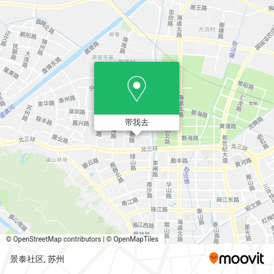 景泰社区地图