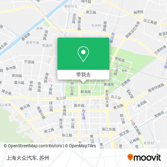 上海大众汽车地图