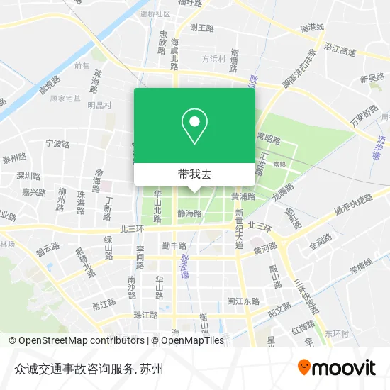 众诚交通事故咨询服务地图