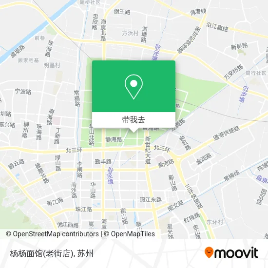 杨杨面馆(老街店)地图