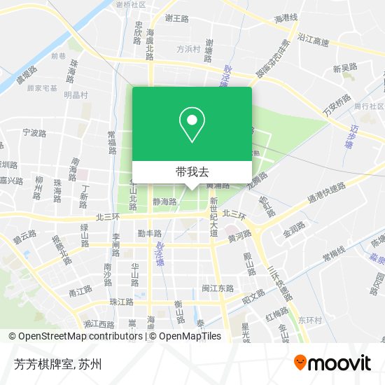 芳芳棋牌室地图