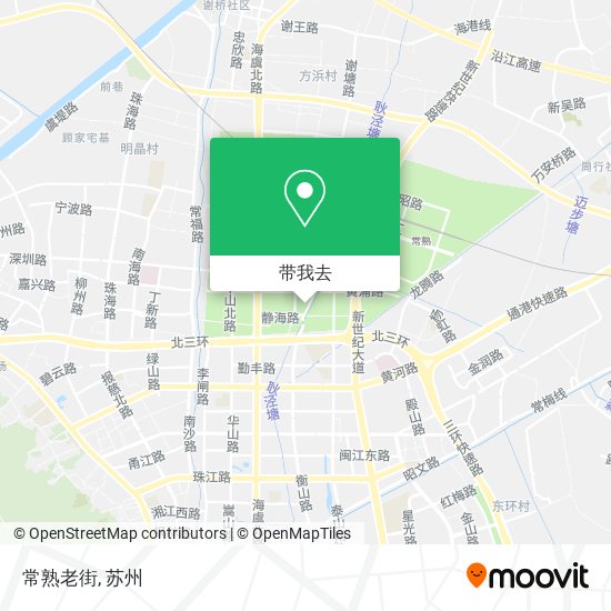 常熟老街地图