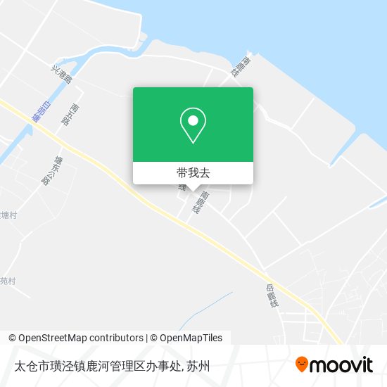 太仓市璜泾镇鹿河管理区办事处地图