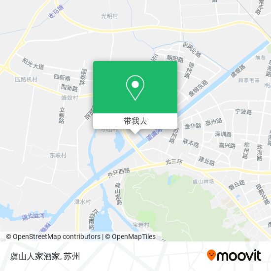 虞山人家酒家地图