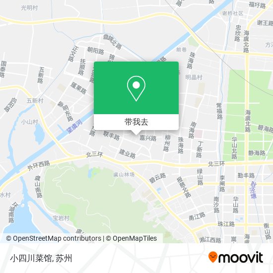 小四川菜馆地图