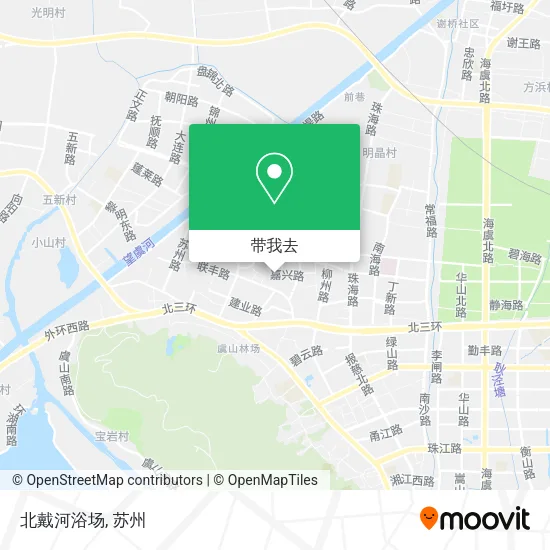 北戴河浴场地图