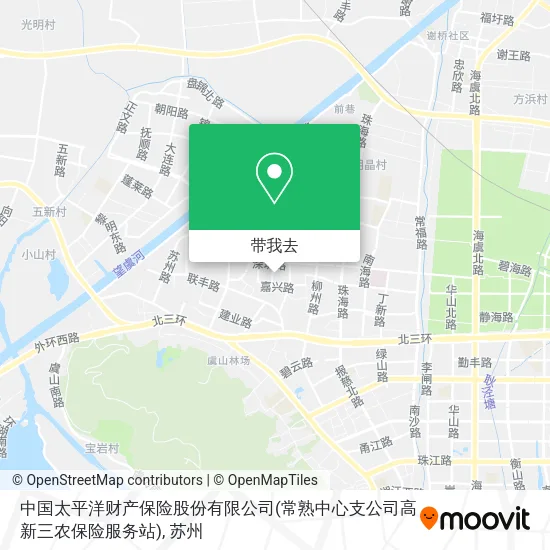 中国太平洋财产保险股份有限公司(常熟中心支公司高新三农保险服务站)地图