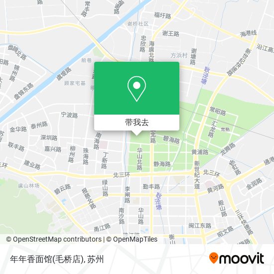 年年香面馆(毛桥店)地图