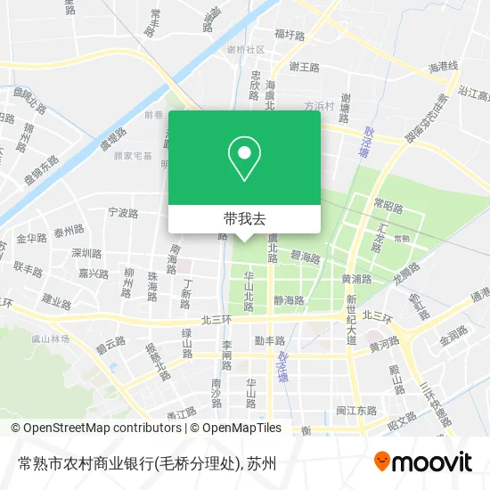 常熟市农村商业银行(毛桥分理处)地图