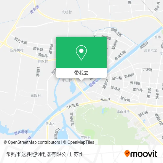 常熟市达胜照明电器有限公司地图