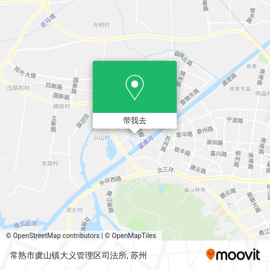 常熟市虞山镇大义管理区司法所地图