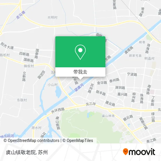 虞山镇敬老院地图