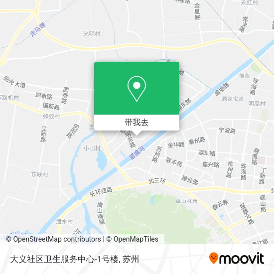 大义社区卫生服务中心-1号楼地图