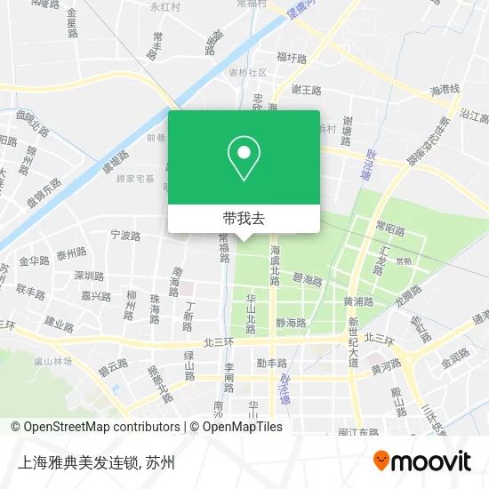 上海雅典美发连锁地图