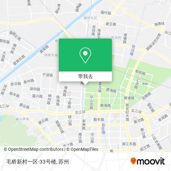 毛桥新村一区-33号楼地图
