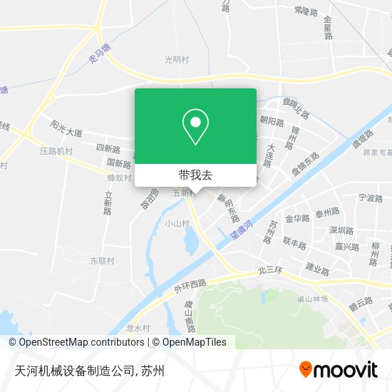 天河机械设备制造公司地图
