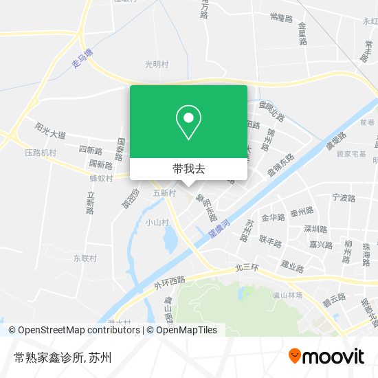 常熟家鑫诊所地图