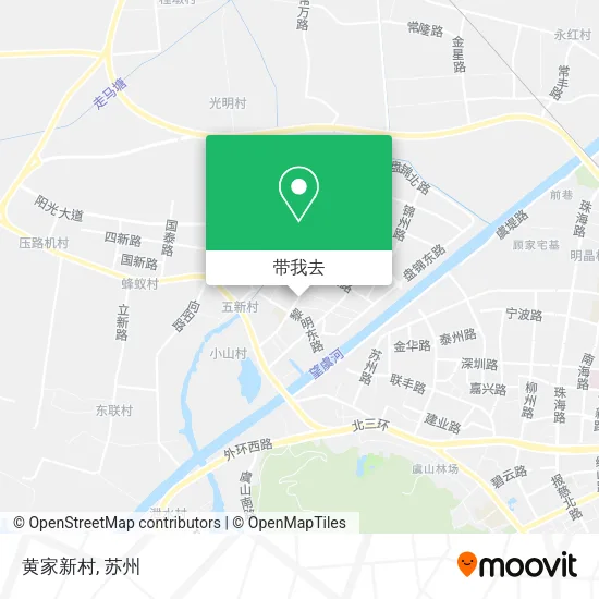 黄家新村地图