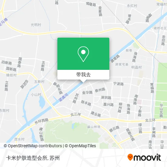 卡米护肤造型会所地图