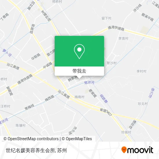 世纪名媛美容养生会所地图