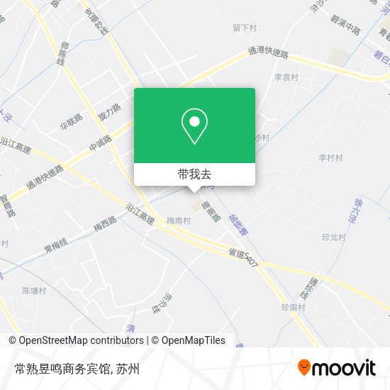 常熟昱鸣商务宾馆地图
