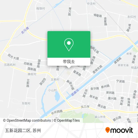 五新花园二区地图