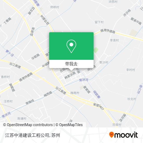 江苏中港建设工程公司地图