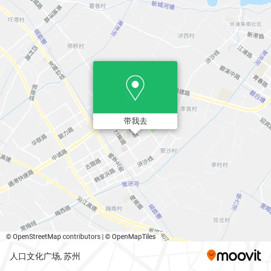 人口文化广场地图